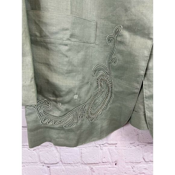 SUZELLE vintage beaded embroidered unlined elegant jacket cardigan size 14 - Picture 3 of 8